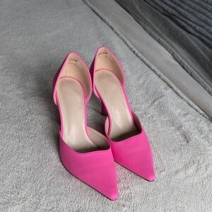 Hot pink women’s heels